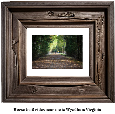 horse trail rides near me in Wyndham, Virginia